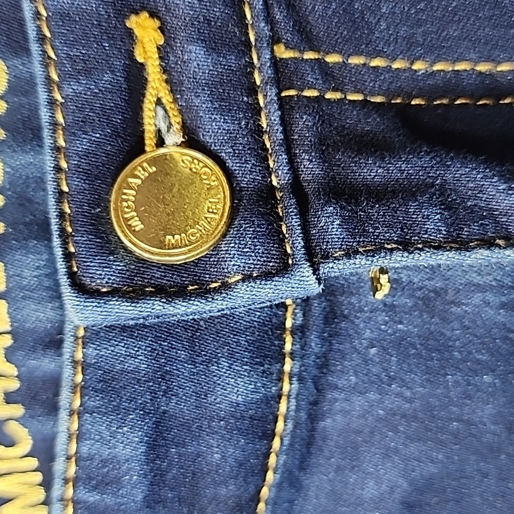 MICHAEL KORS Women's Selma FLARE Leg stretch Jeans Blue Size 6 - Picture 5 of 12